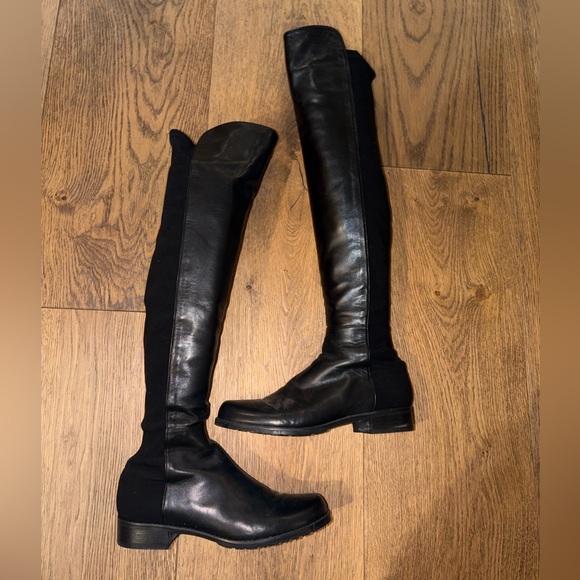 Stuart Weitzman Shoes - Stuart Weitzman - Black Knee-High Leather Boots